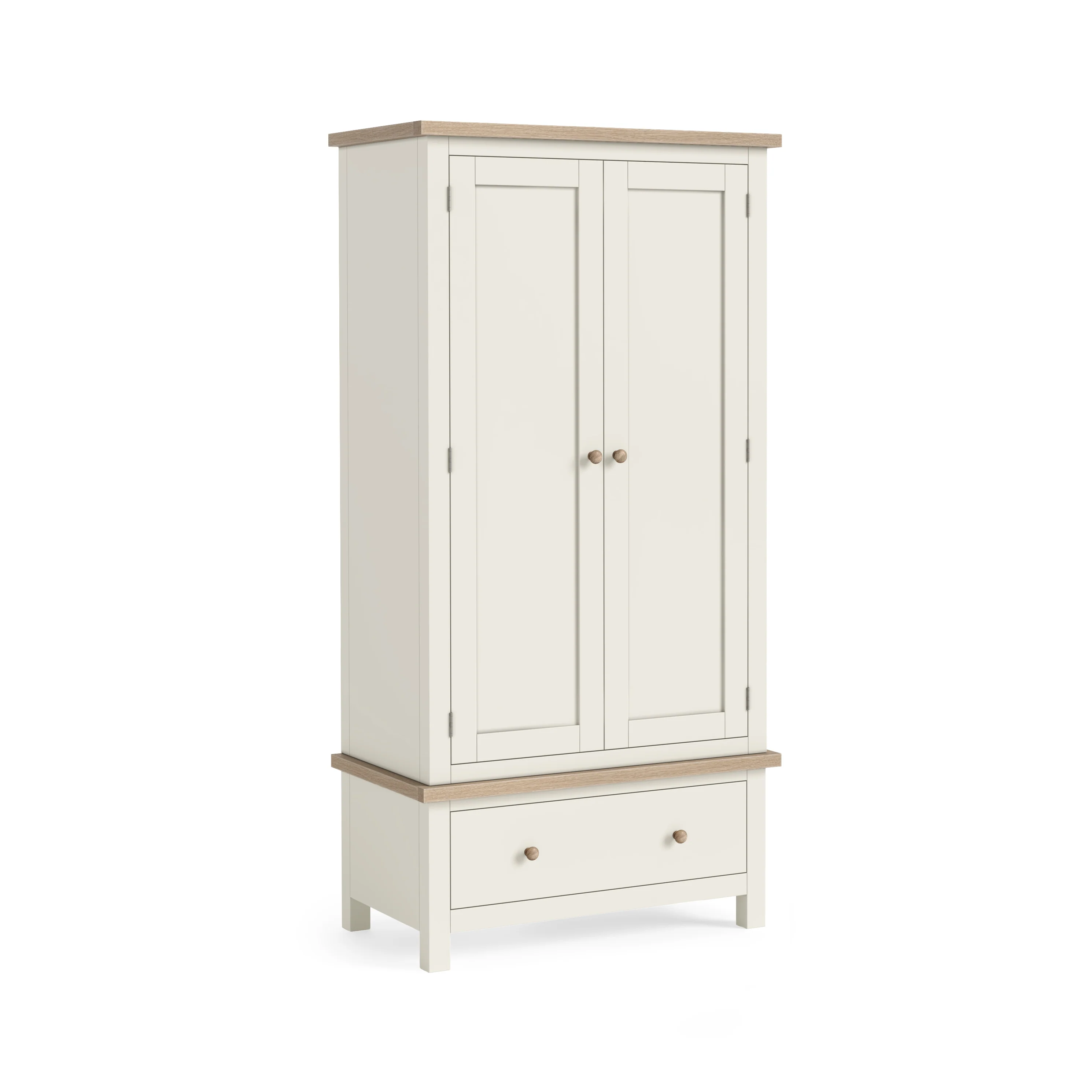 Elmstead White Gents Wardrobe - Gents Wardrobe Coconut White - Image 3