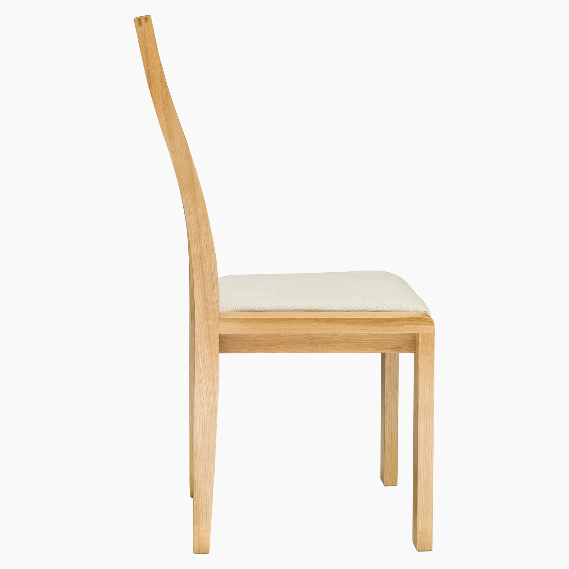 Ercol Bosco Dining Chair - Dining Chair - Cream Clear Matt - Image 4