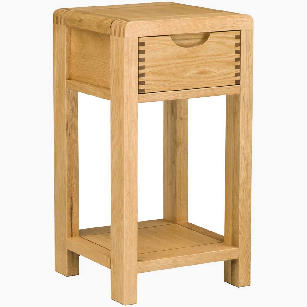 Ercol Bosco Side Table - Compact Side Table Clear Matt - Image 3