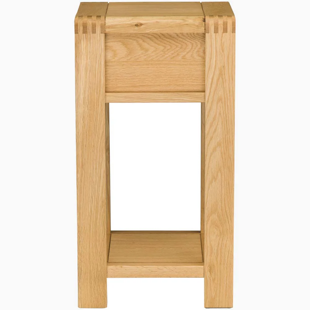 Ercol Bosco Side Table - Compact Side Table Clear Matt - Image 4