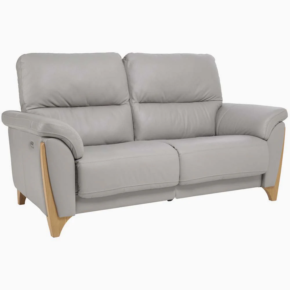 Ercol Enna 3 Seater Recliner Sofa - Medium Recliner Sofa Leather - Image 3