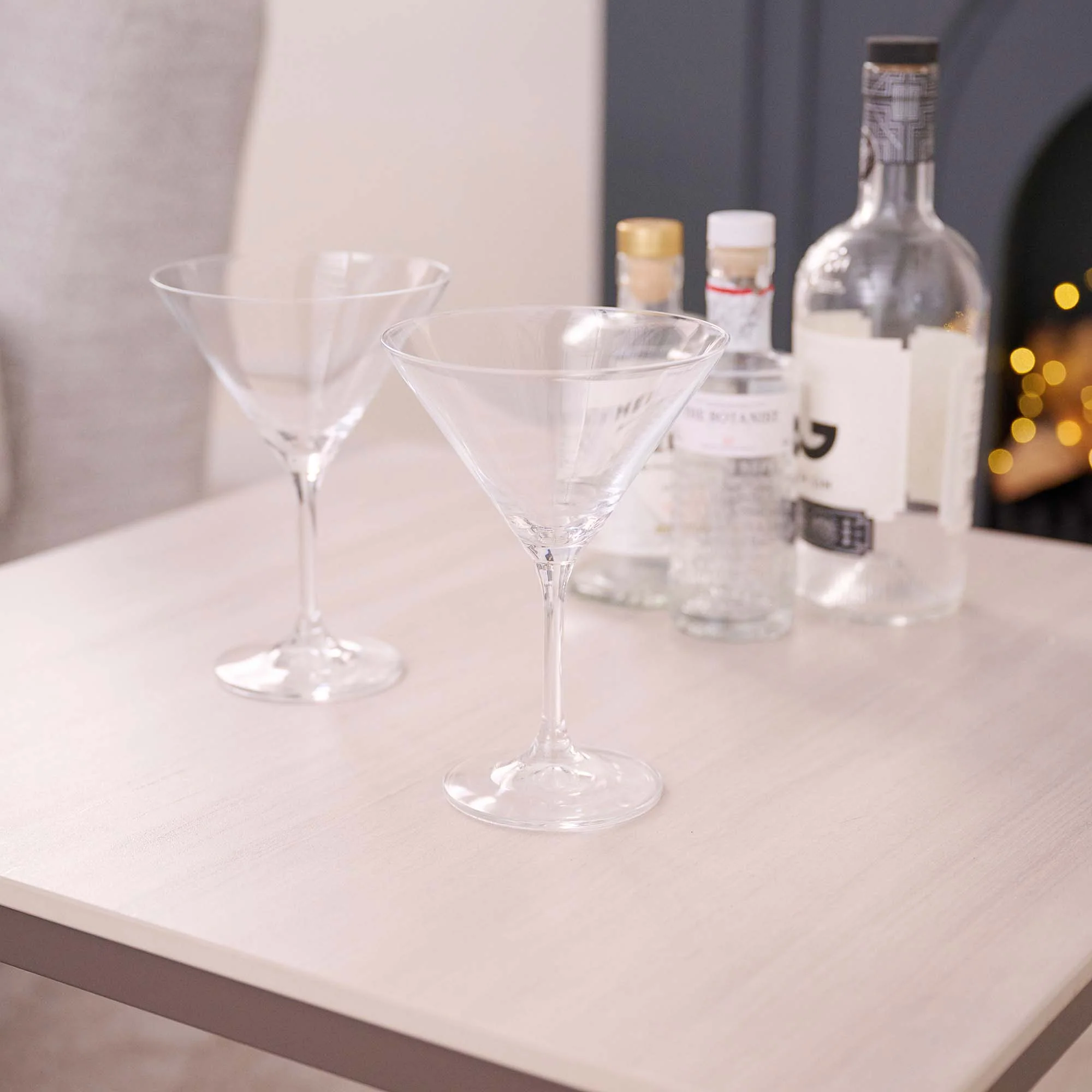 Eternity Crystal Set of 2 Martini Glasses - DISC Eternity Crystal - Martini glass S/2