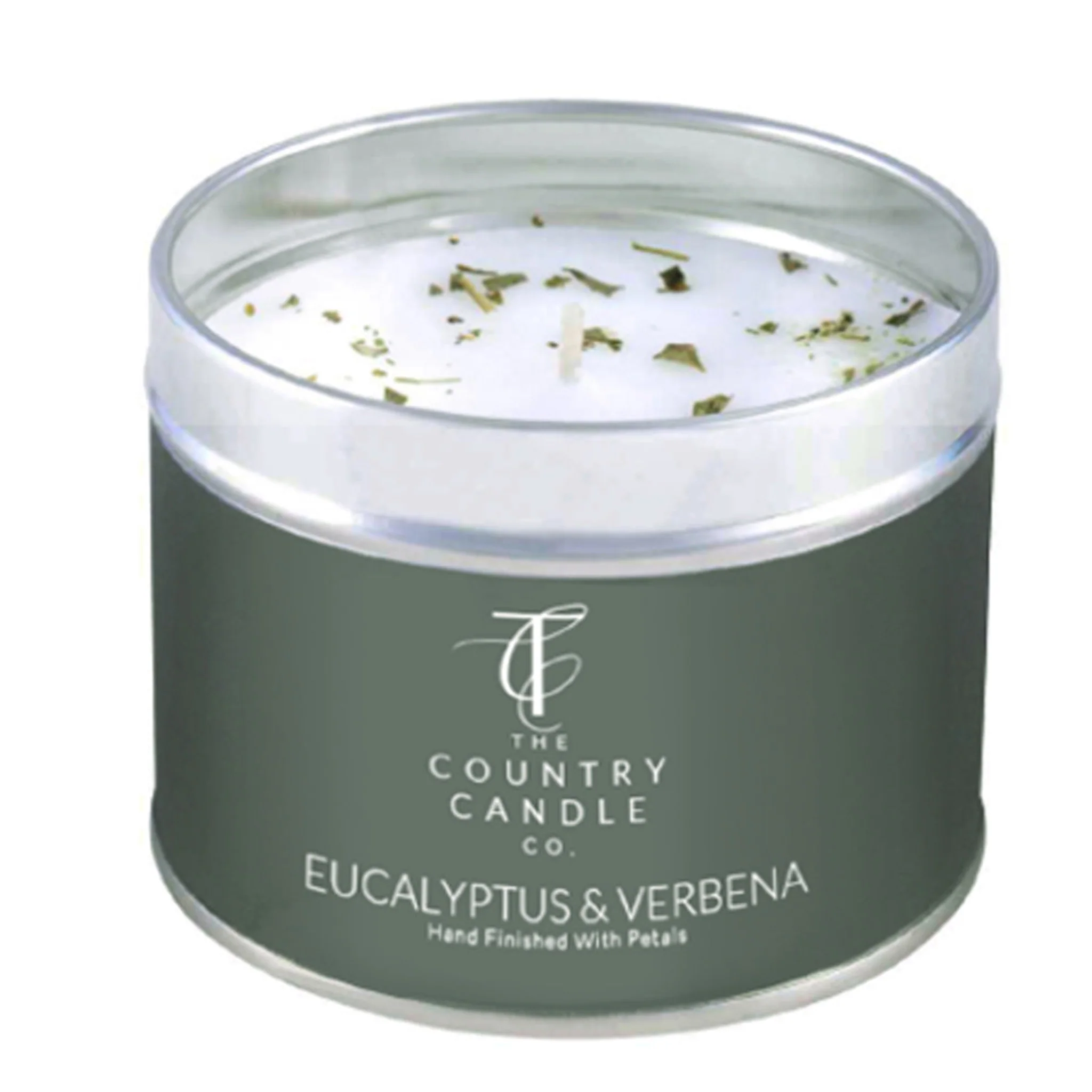 Eucalyptus & Verbena Tin Candle - SALE Eucalyptus & Verbena Tin Candle