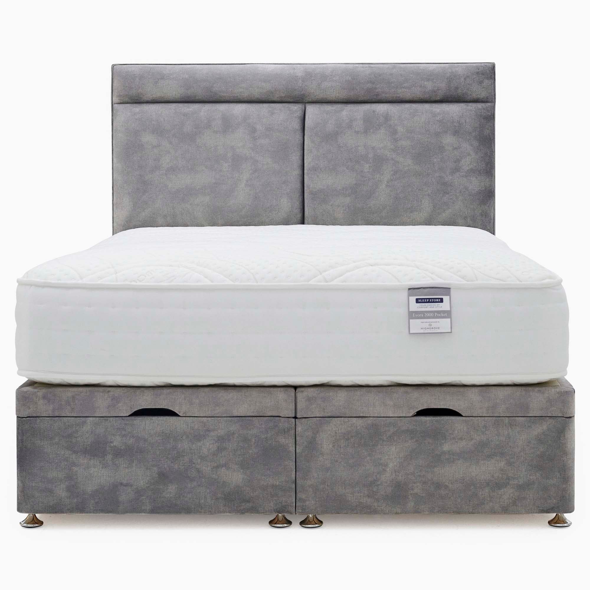 Highgrove Evora 2000 Divan Set - Divan Set 90 x 190cm - Single - Image 3