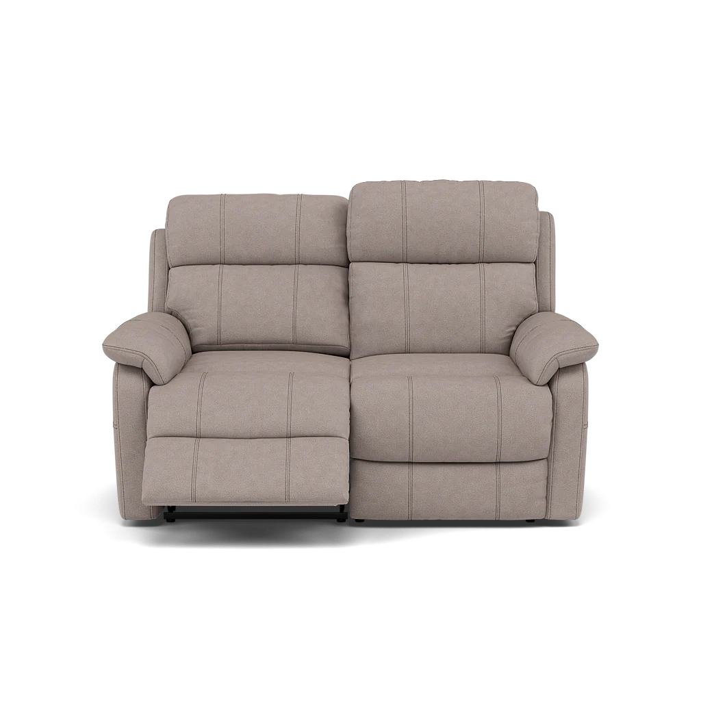 Fara 2 Seater Recliner Sofa - 2 Seater with 2 Power Recliners Fabric - Power Recliner with USB