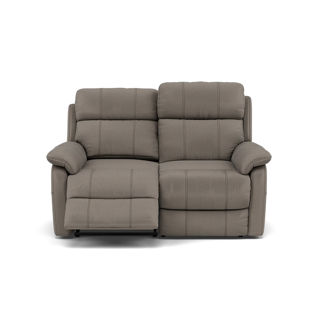 Fara 2 Seater Recliner Sofa - 2 Seater with 2 Power Recliners Fabric - Power Recliner with USB - Image 10