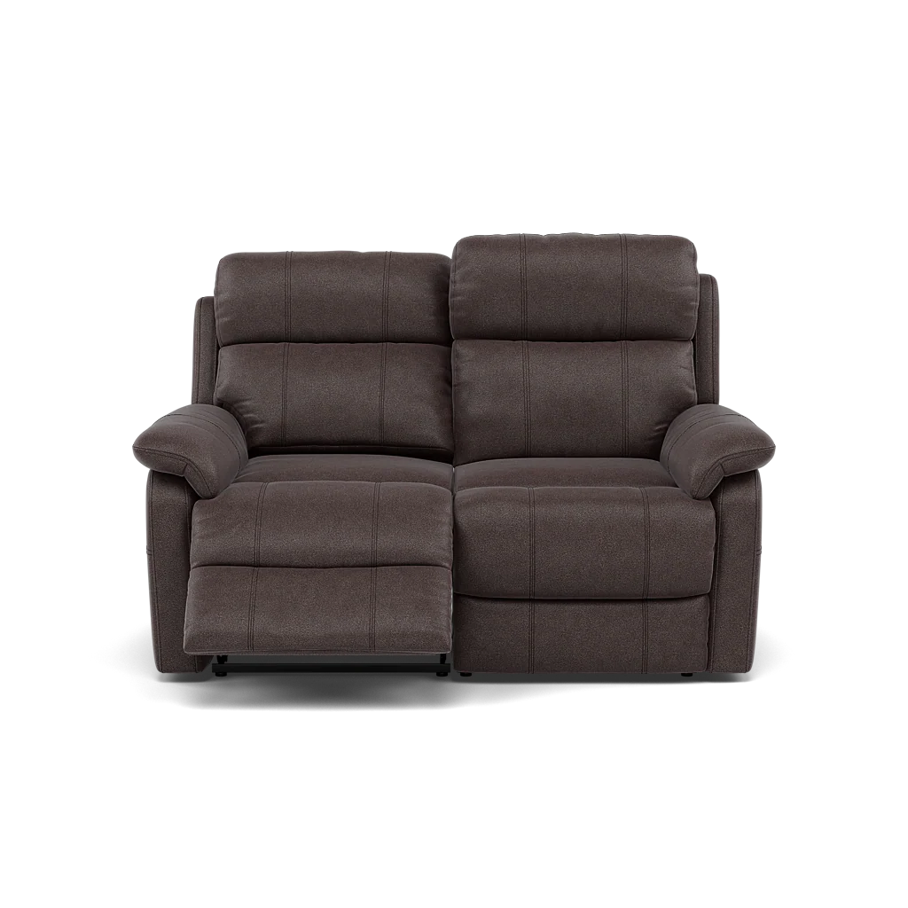 Fara 2 Seater Recliner Sofa - 2 Seater with 2 Power Recliners Fabric - Power Recliner with USB - Image 4