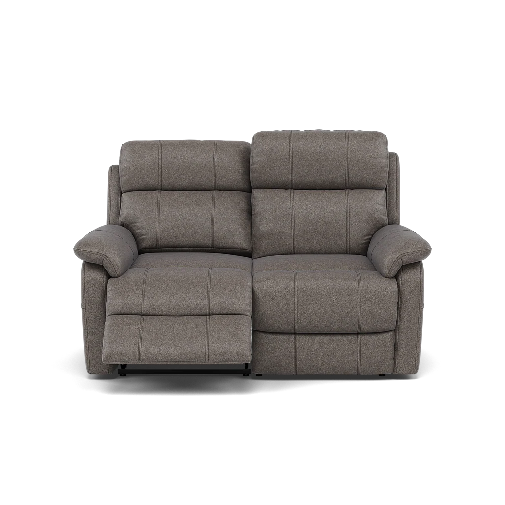 Fara 2 Seater Recliner Sofa - 2 Seater with 2 Power Recliners Fabric - Power Recliner with USB - Image 5