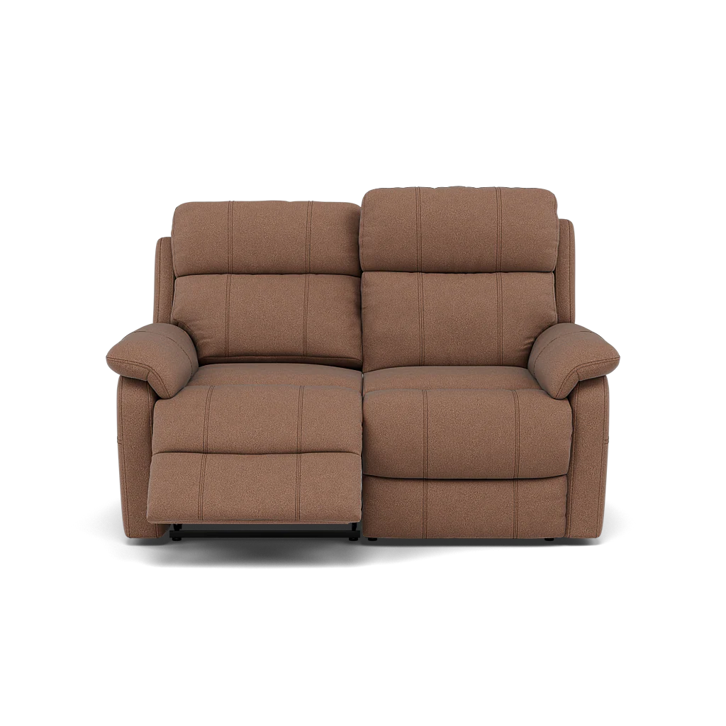 Fara 2 Seater Recliner Sofa - 2 Seater with 2 Power Recliners Fabric - Power Recliner with USB - Image 6