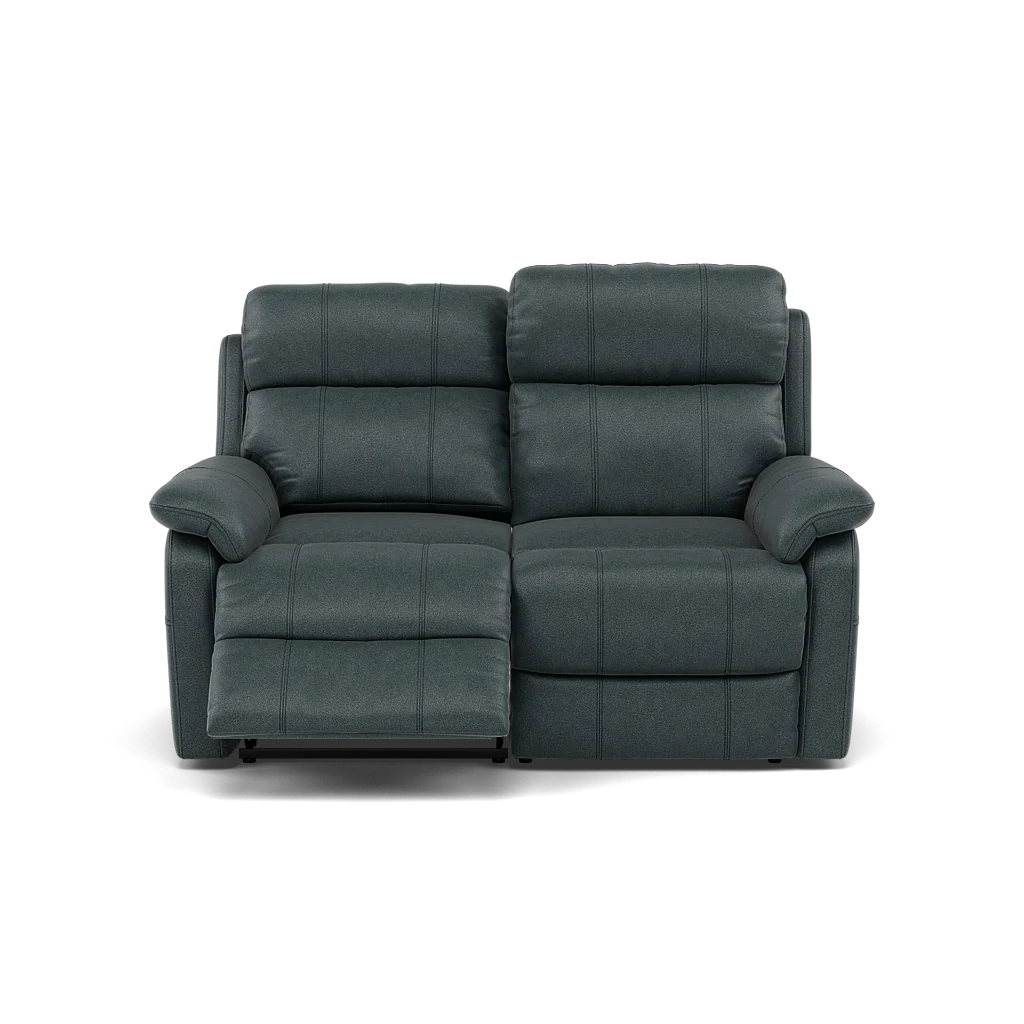 Fara 2 Seater Recliner Sofa - 2 Seater with 2 Power Recliners Fabric - Power Recliner with USB - Image 8