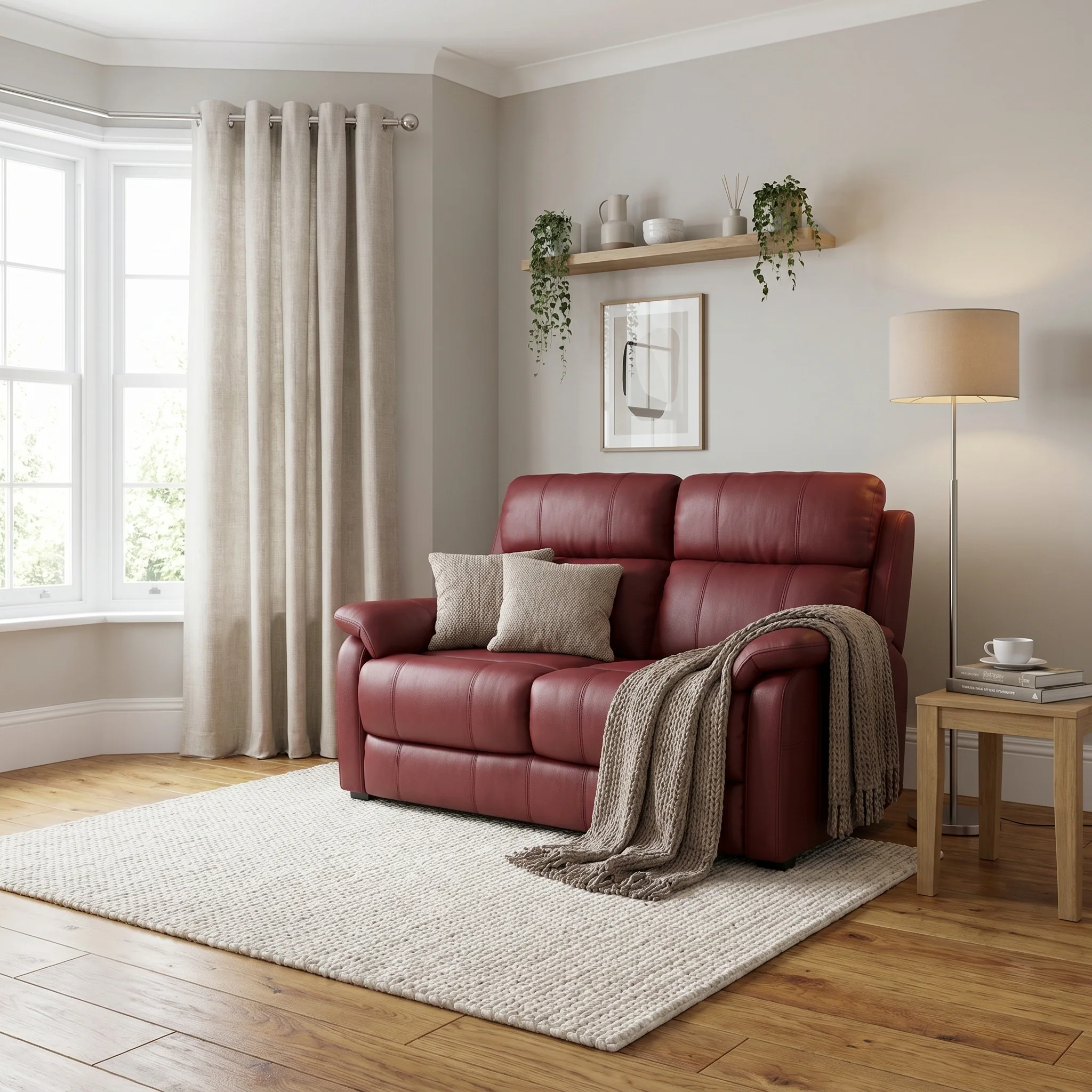 Fara 2 Seater Sofa - 2 Seater Fabric - Image 2