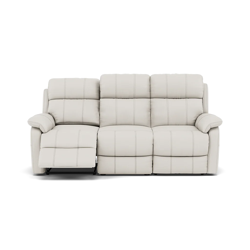 Fara 3 Seater Recliner Sofa - 3 Seater with 2 Power Recliners Cat 25S - Power Recliner with USB - Image 3