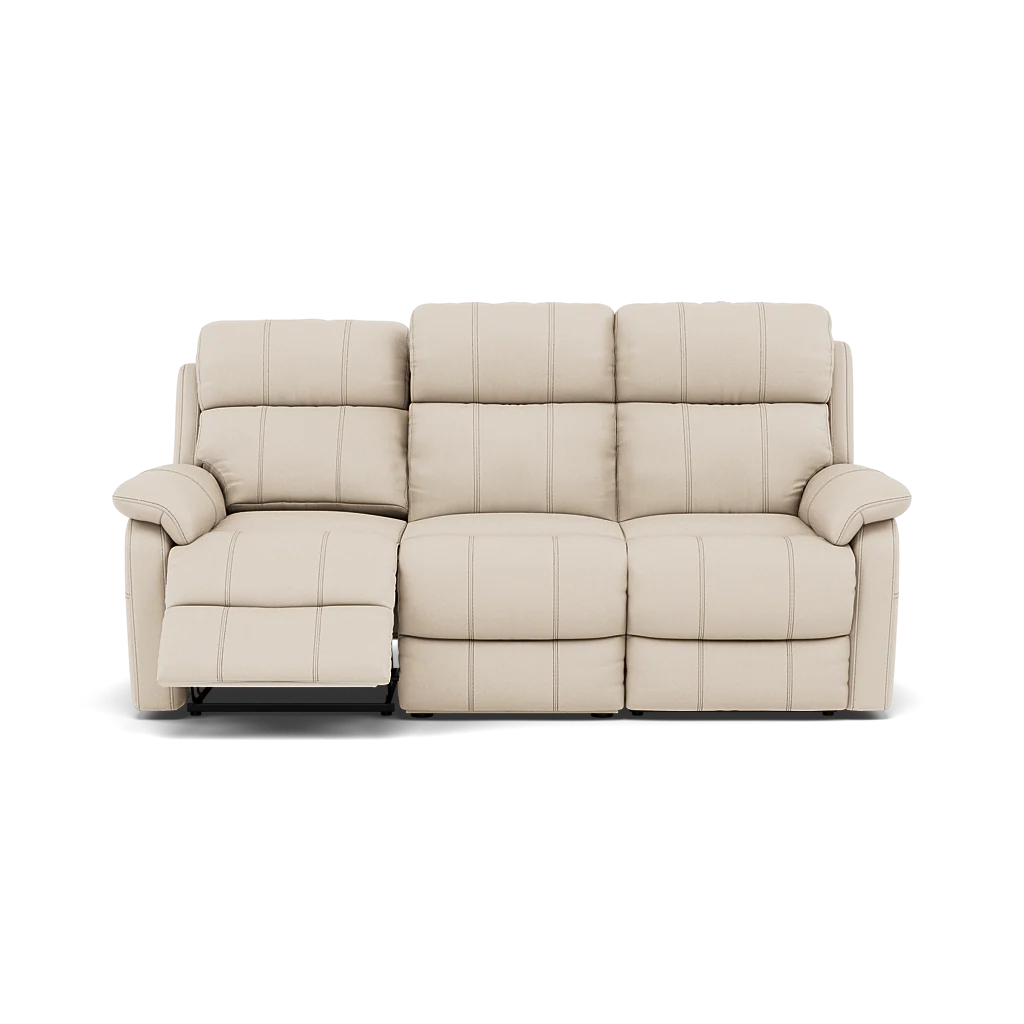 Fara 3 Seater Recliner Sofa - 3 Seater with 2 Power Recliners Cat 25S - Power Recliner with USB - Image 4