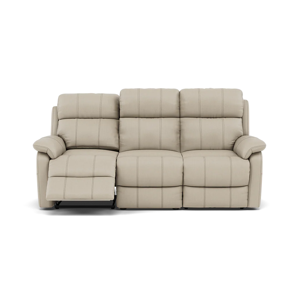 Fara 3 Seater Recliner Sofa - 3 Seater with 2 Power Recliners Cat 25S - Power Recliner with USB - Image 5