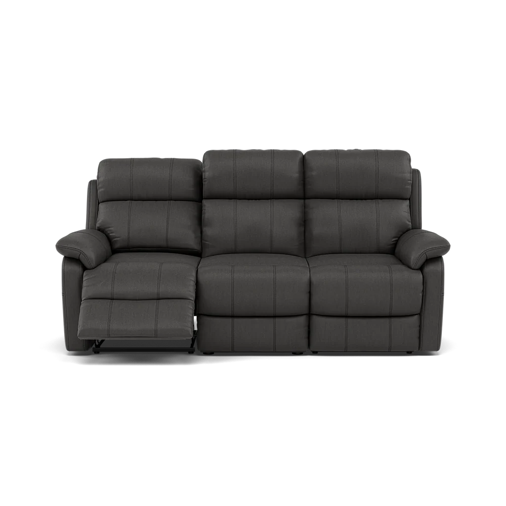 Fara 3 Seater Recliner Sofa - 3 Seater with 2 Power Recliners Cat 25S - Power Recliner with USB - Image 9