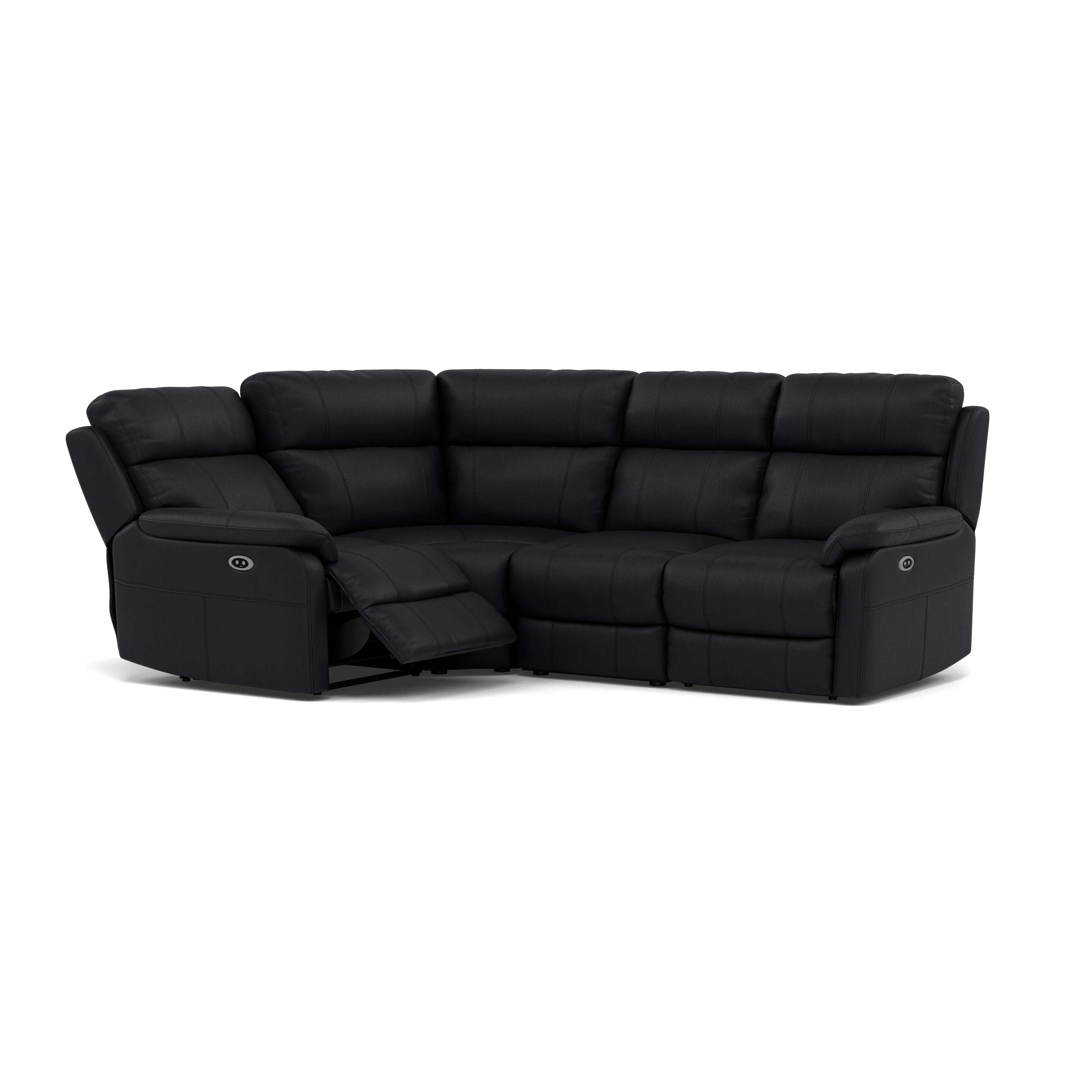Fara Small Corner Recliner Sofa - Combination 4 1 Corner 2 with 2 Power Recliners Cat 25S - Left Hand Facing - Power Recliner with USB - Image 15