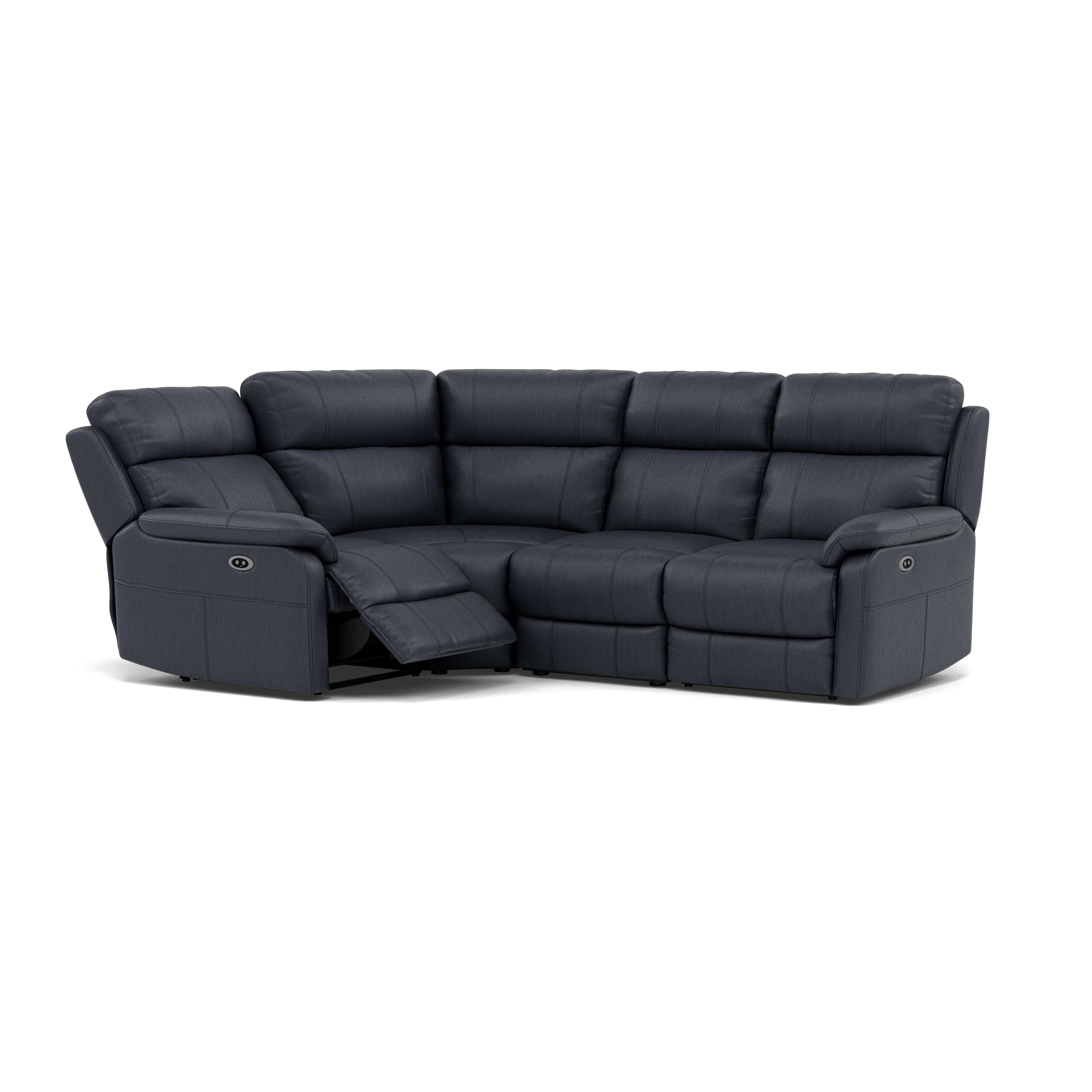 Fara Small Corner Recliner Sofa - Combination 4 1 Corner 2 with 2 Power Recliners Cat 25S - Left Hand Facing - Power Recliner with USB - Image 17