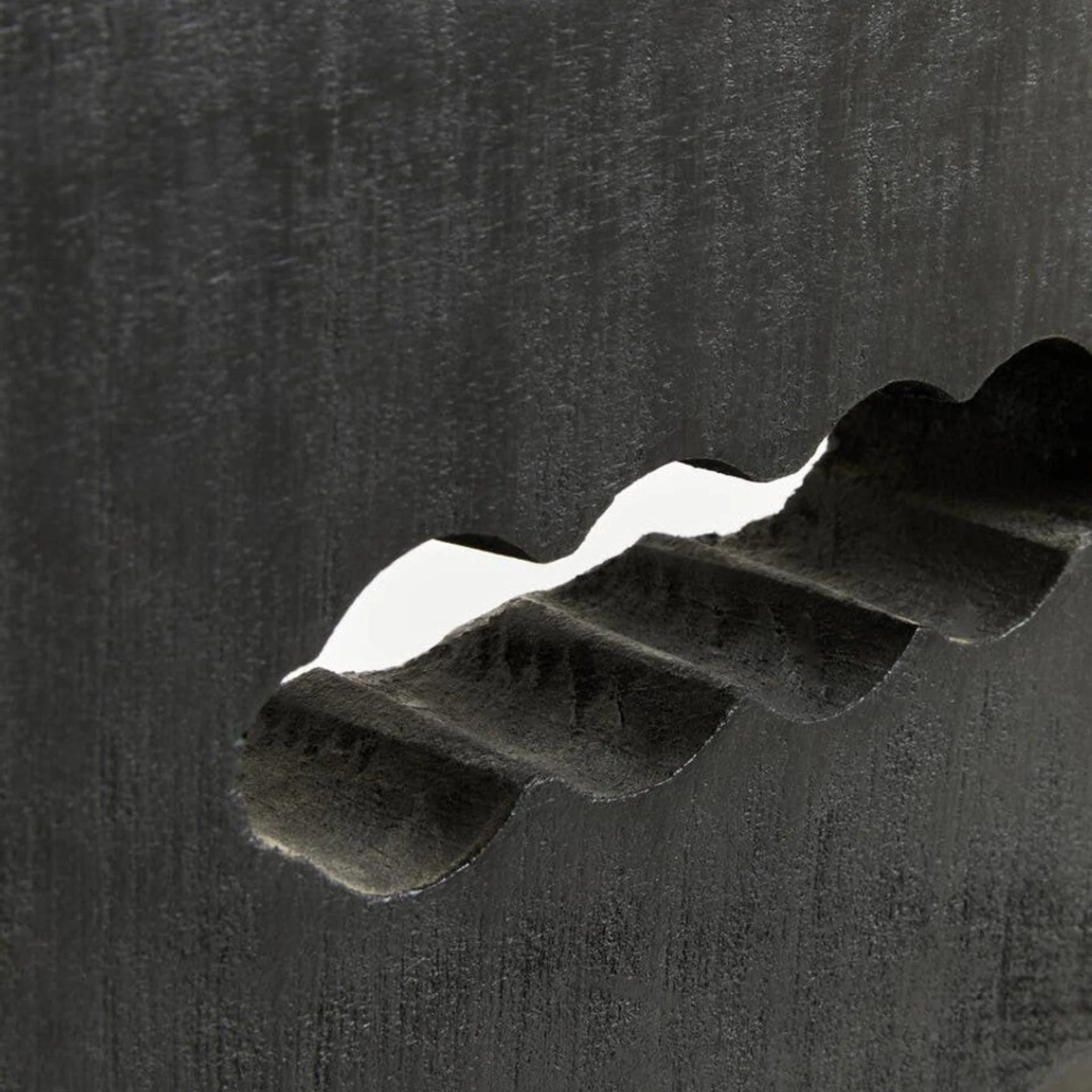 Fidel Rustic Black Horizontal Mango Wood - Image 2