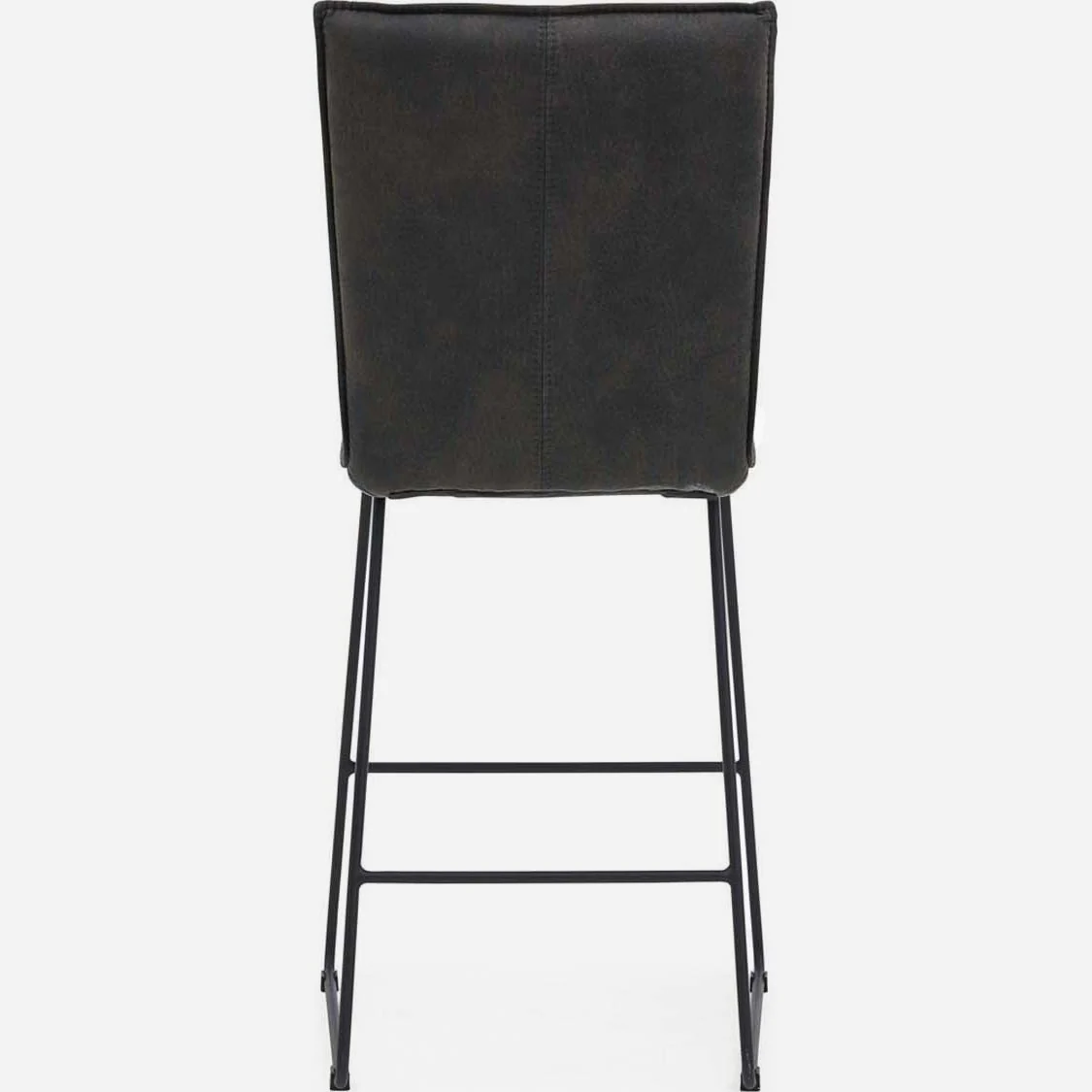 Floki Bar Stool - Bar Stool Grey Suede - Image 7