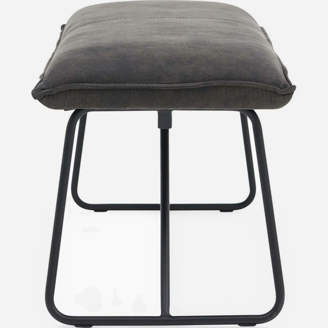 Floki Bench - Standard Bench Grey Suede - Image 5