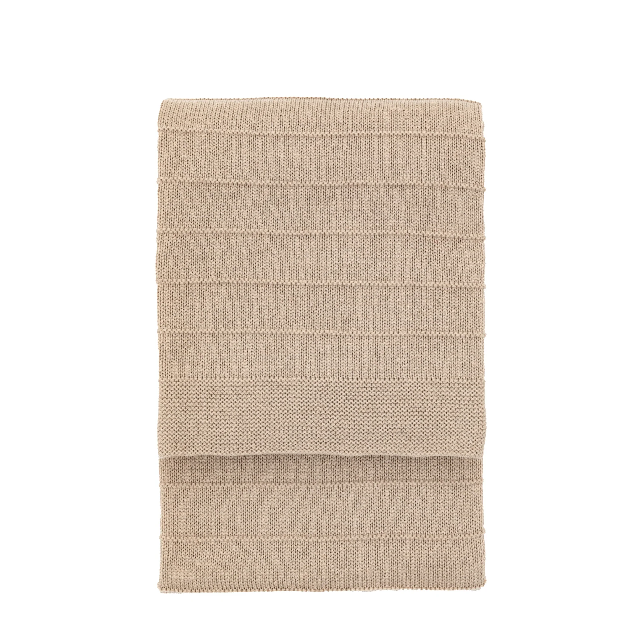 Florence Knit Cream Throw - Florence Knit Throw Taupe 130x170CM