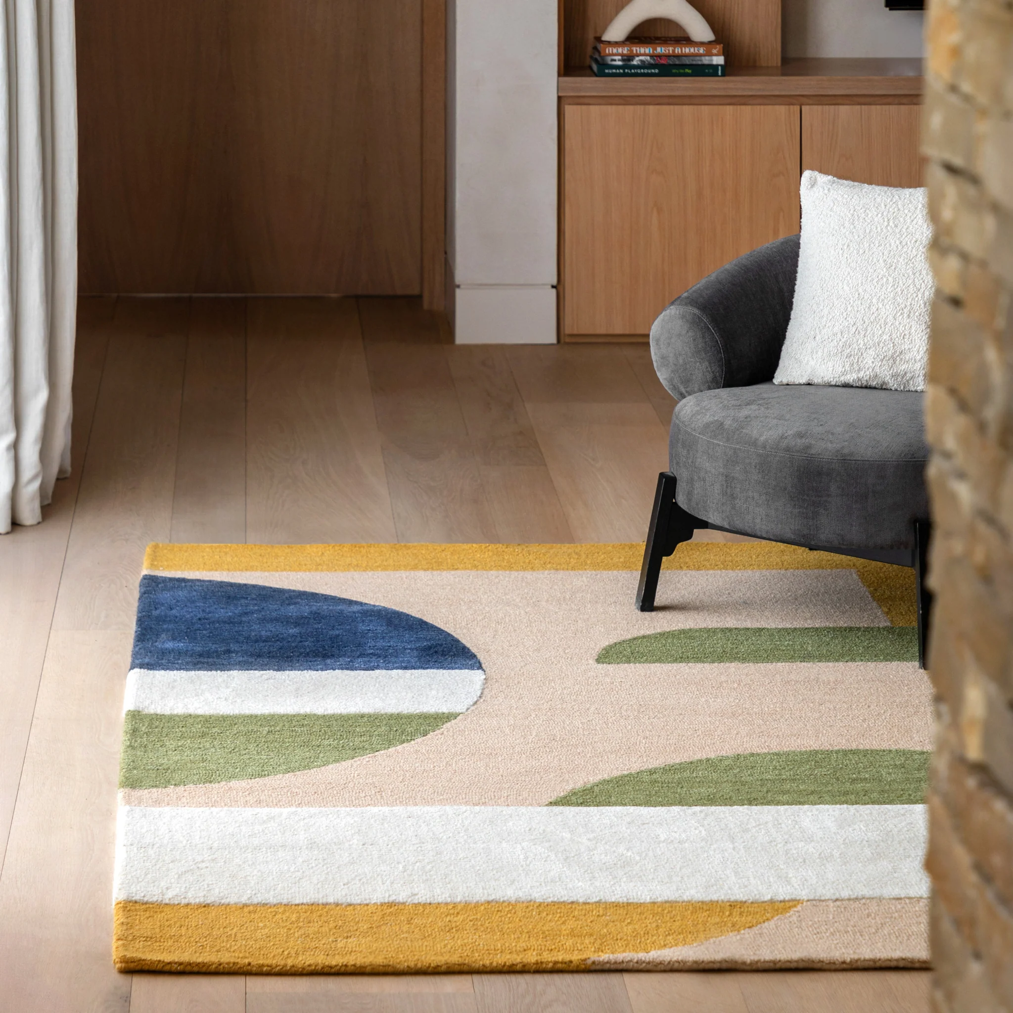 Fulton Geo Wool Rug - DHD Fulton Geo Wool Rug 200x290CM