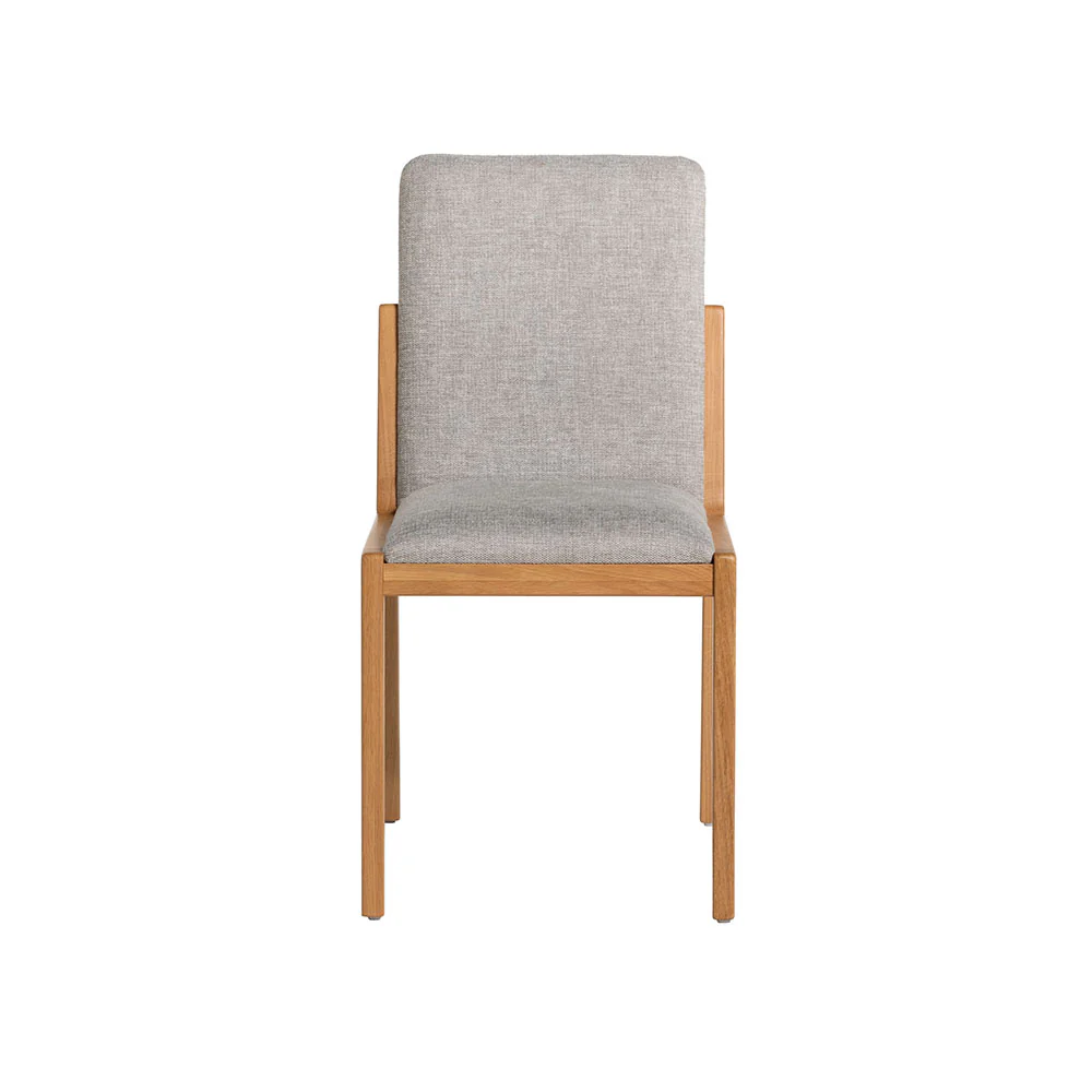 G Plan Maddison Dining Chair With Stretcher - Upholstered Dining Chair (With Stretcher) Warm Oak