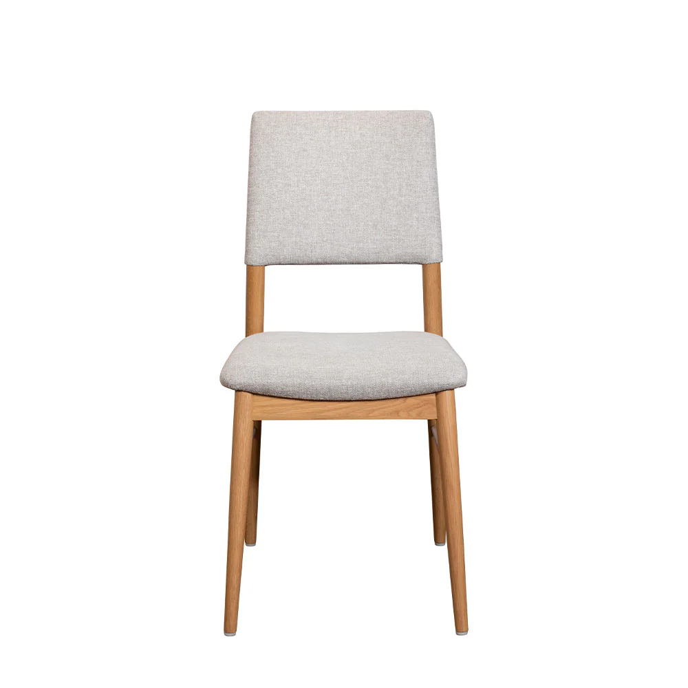 G Plan Maddison Dining Chair - Upholstered Dining Chair (Without Stretcher) Warm Oak