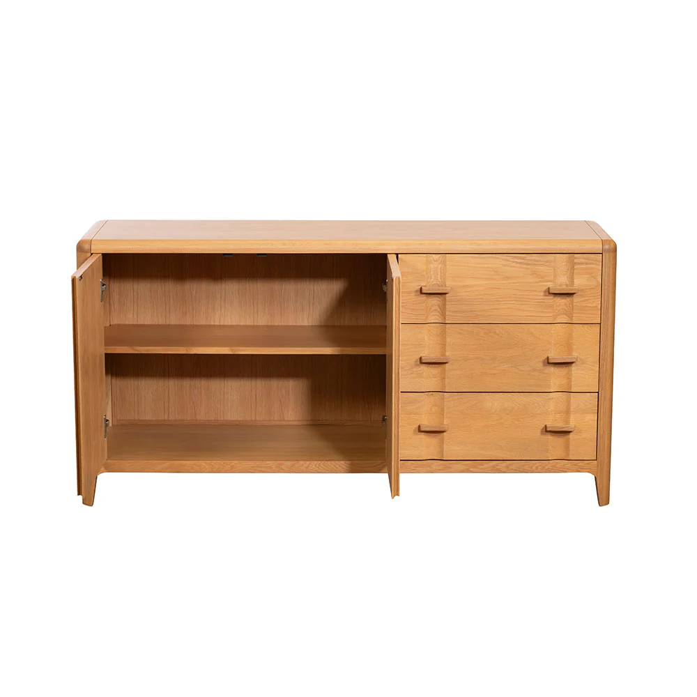 G Plan Maddison Wide Sideboard - Wide Sideboard Warm Oak - Image 3