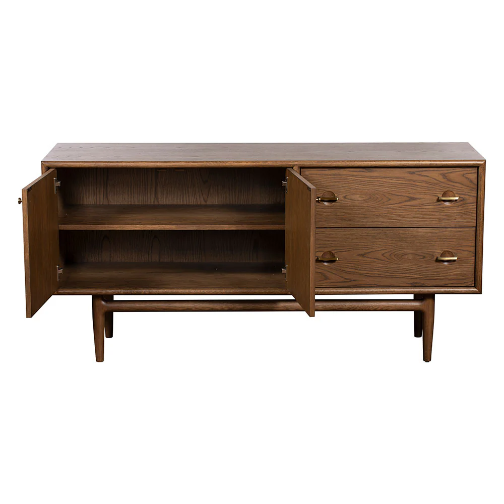 G Plan Marlow Wide Sideboard - Wide Sideboard Medium-Tone Oak - Image 4