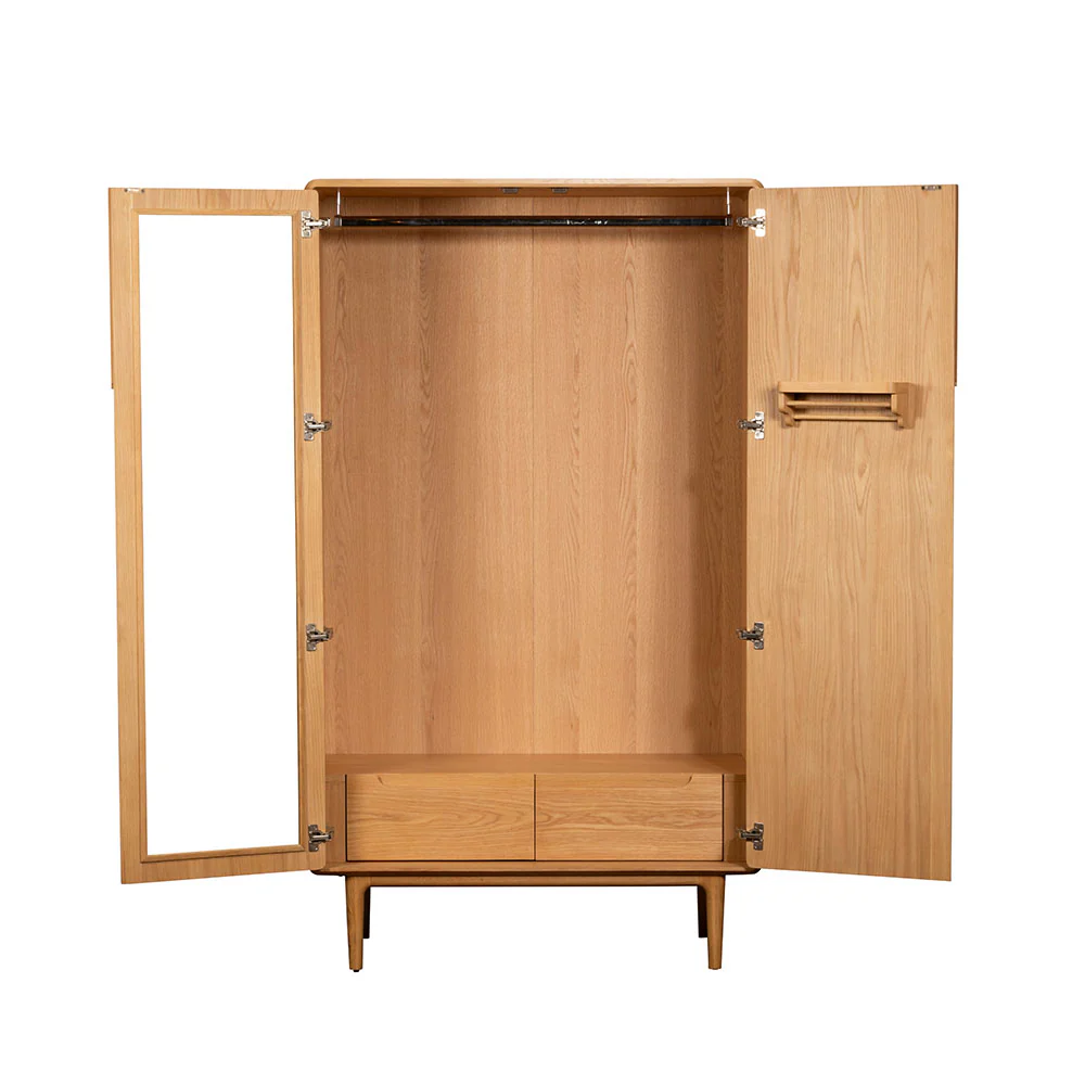 G Plan Winchester Double Wardrobe - Double Wardrobe Light Oak - Image 4