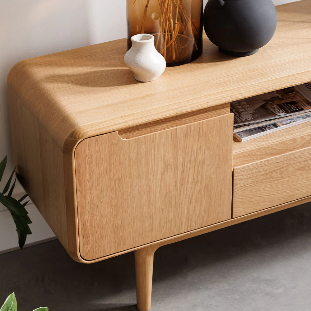 G Plan Winchester TV Unit - TV Unit Light Oak - Image 3