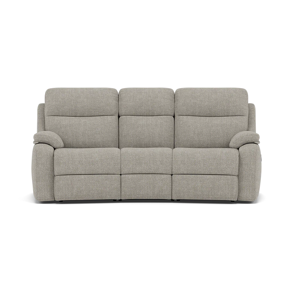 G Plan Kingsbury 3 Seater Curved Recliner Sofa - 3 Seater Power Recliner Curved Sofa Double with USB Grade W - Power Recliner with USB