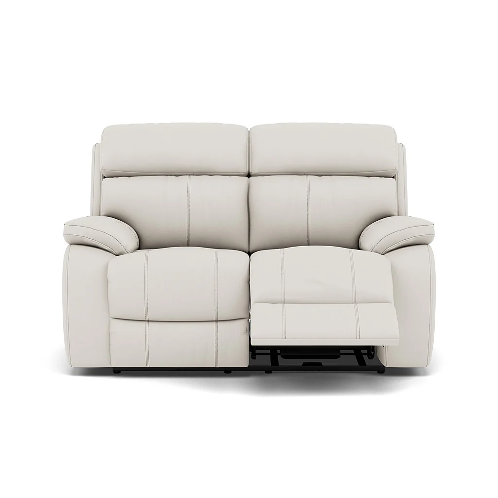 Galaxy 2 Seater Recliner Sofa - 2 Seater 2 Power Recliners Cat 25S - Power Recliner with USB