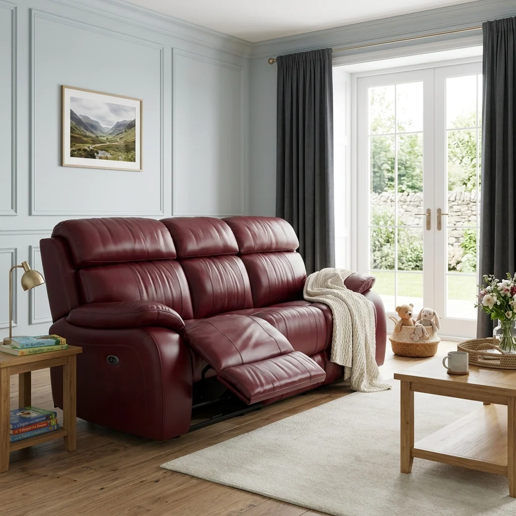 Galaxy 3 Seater Recliner Sofa - 3 Seater Sofa 2 Manual Recliners Cat 20S - Manual Recliner - Image 2