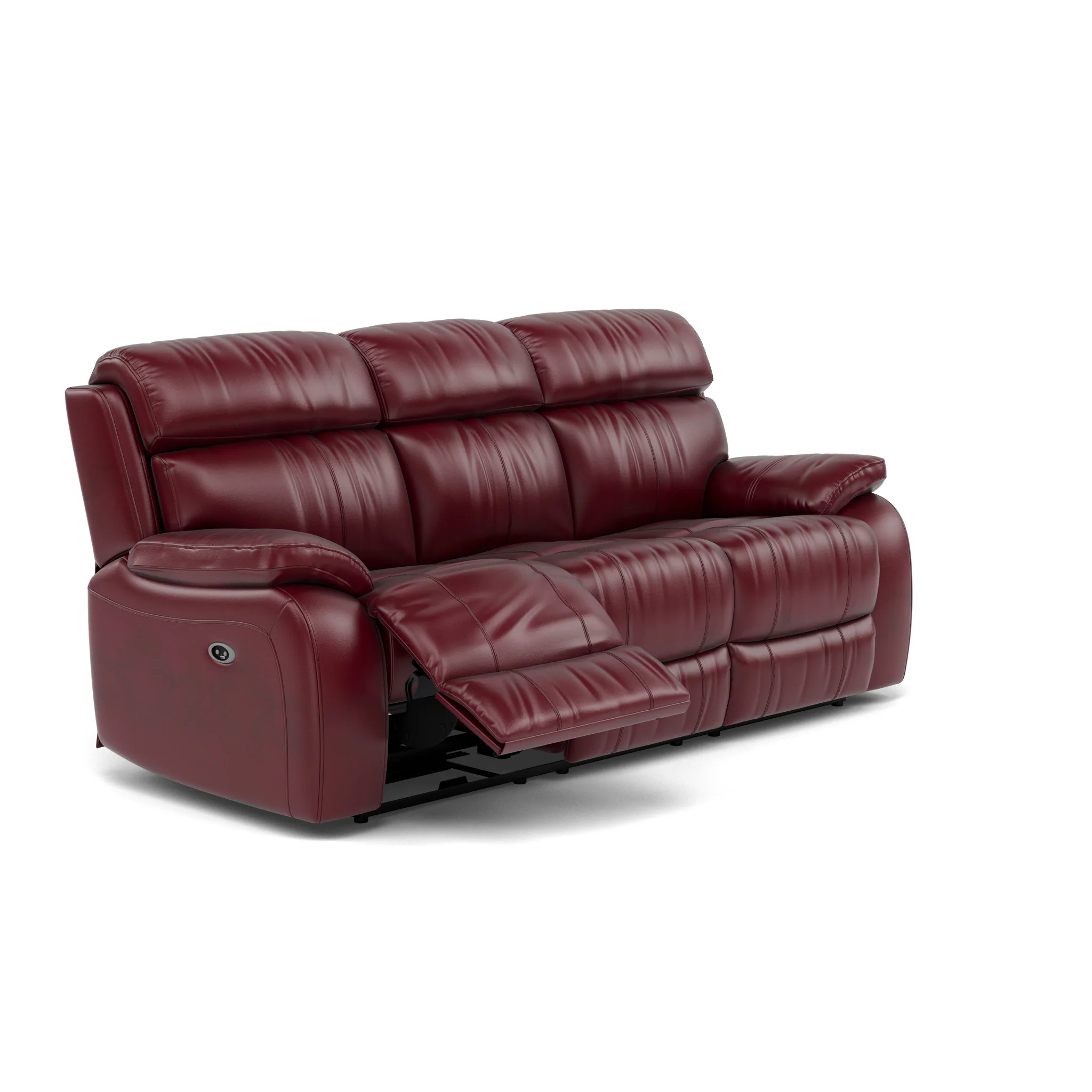 Galaxy 3 Seater Recliner Sofa - 3 Seater Sofa 2 Power Recliners Cat 20S - Power Recliner with USB - Image 3