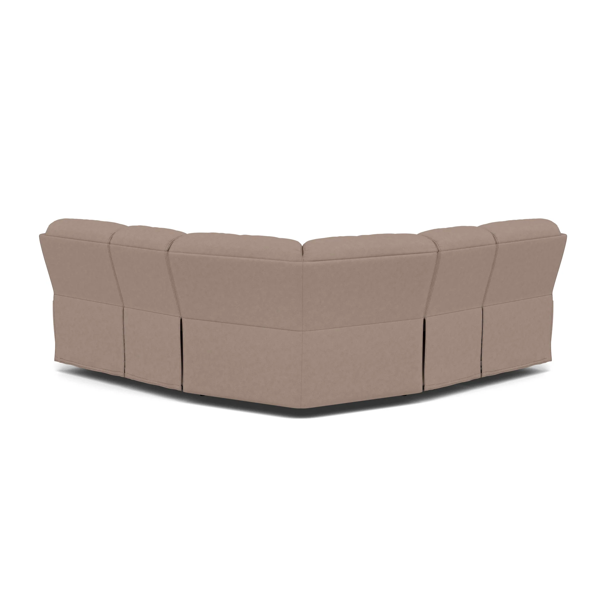 Galaxy Corner Recliner Sofa - Combination 3 2 Corner 2 with 2 Power Recliners Fabric - Left Hand Facing - Power Recliner with USB - Image 4