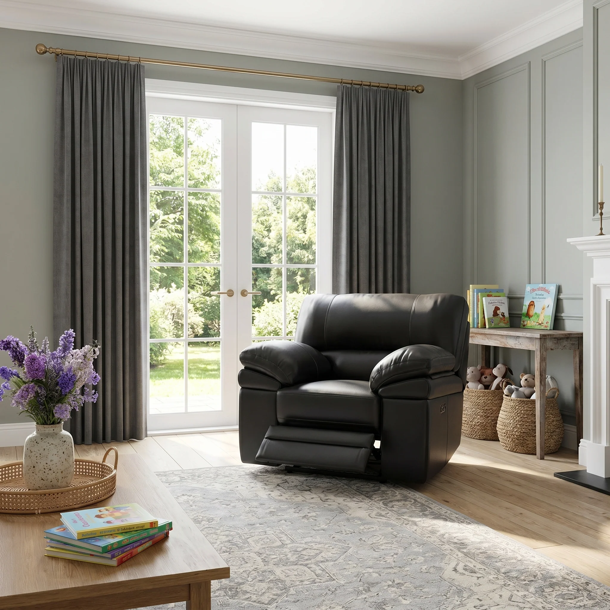 Gino Recliner Armchair - Power Recliner Armchair with USB Cat 55 - Power Recliner with USB - Image 2