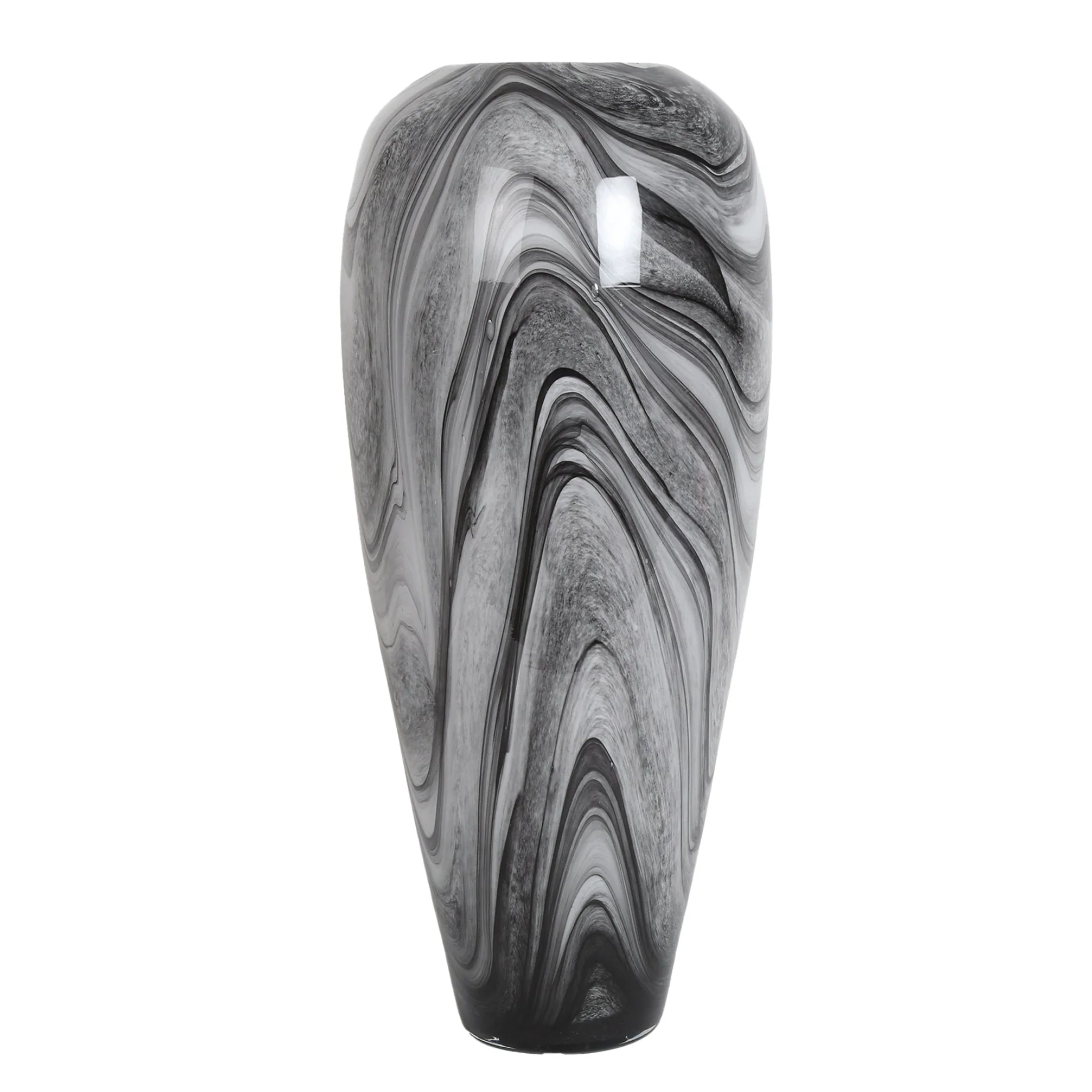 Grey Swirl Case Large - DISC Grey Swirl Vase 41CM - Image 3