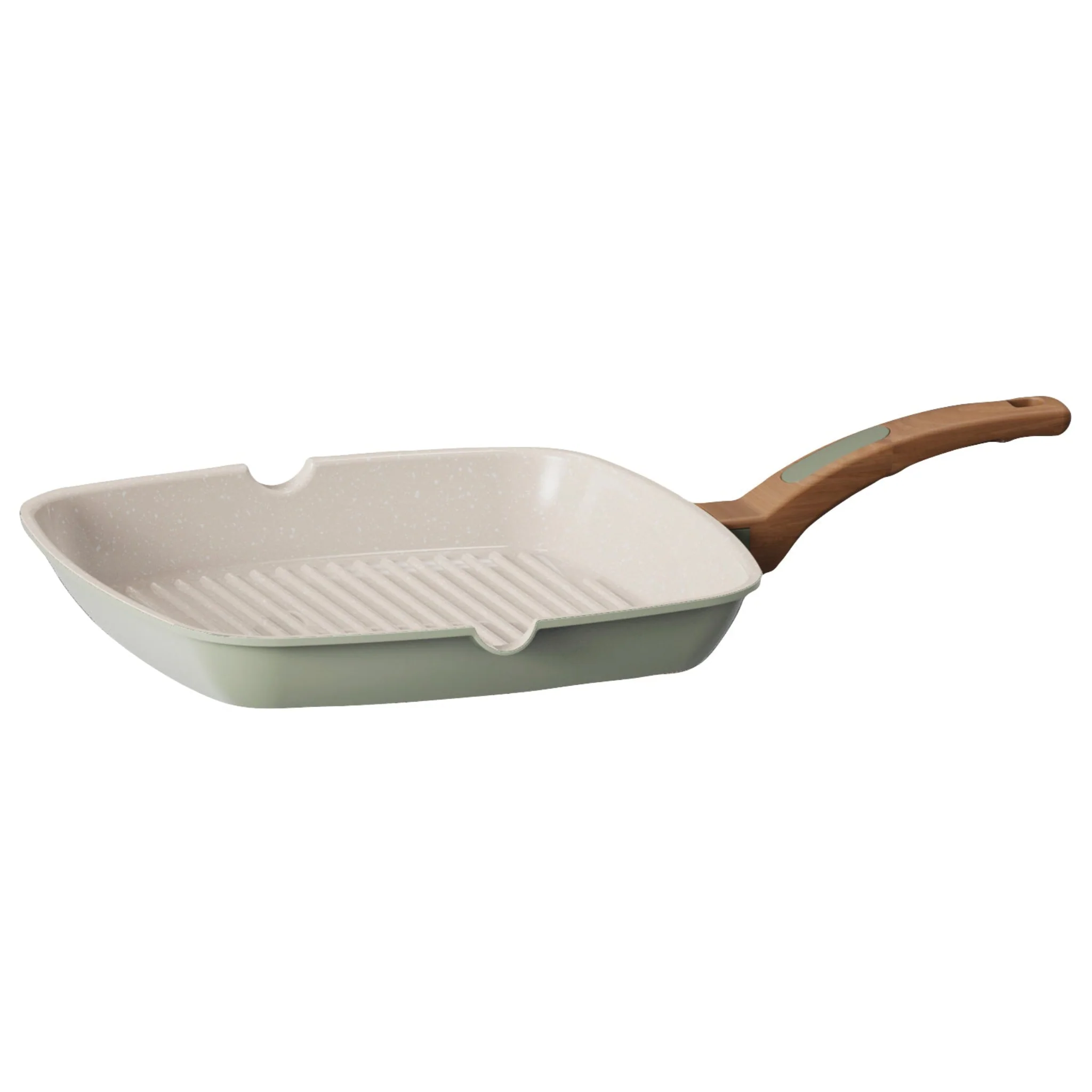 Grill Pan Green - Grill Pan 28CM Sage Green