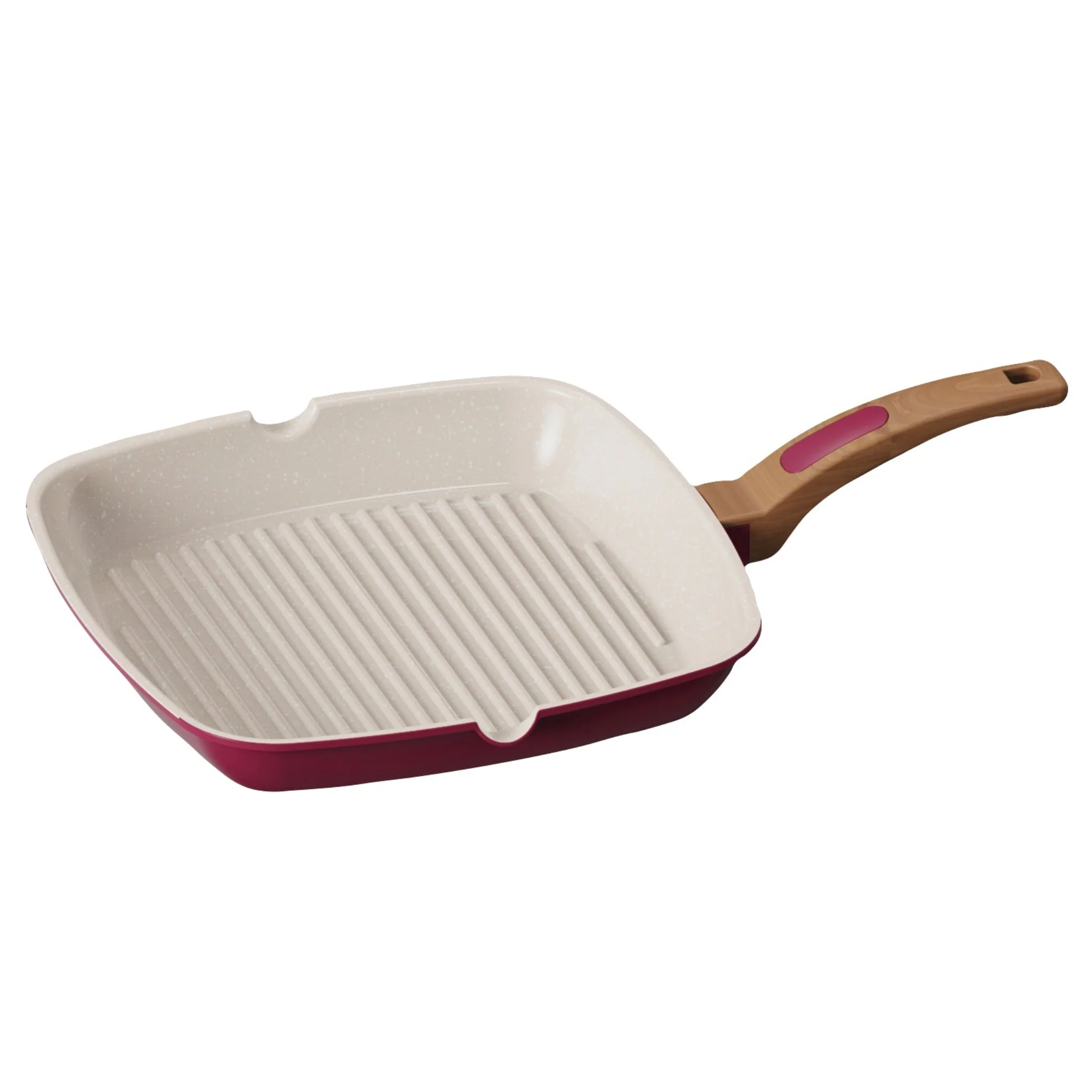 Grill Pan Red - Grill Pan 28CM Raspberry