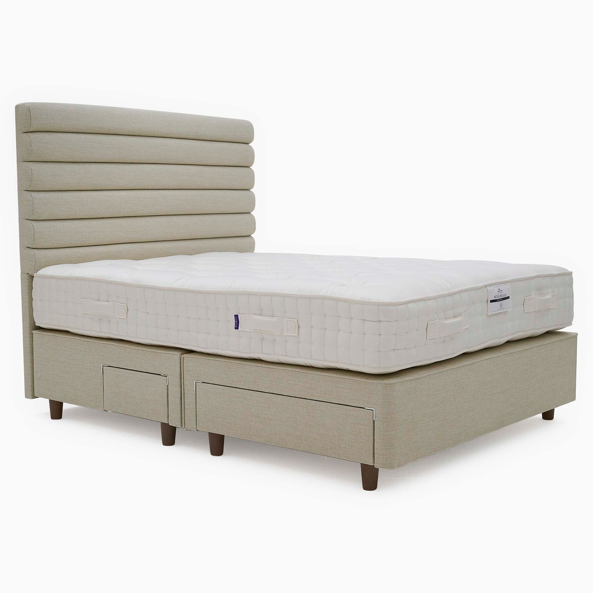 Harrison Somiar Divan Bed Set - True Edge Divan Set 180 x 200cm Z&L - Super King Zip & Link