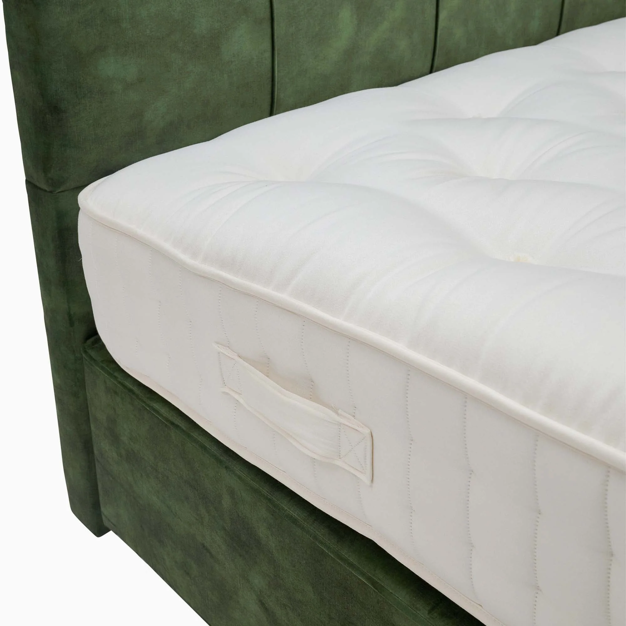 Harrison Spinks Sen Divan Bed Set - Padded Top Divan Set 150 x 200cm Z&L - King Size Zip & Link - Image 4