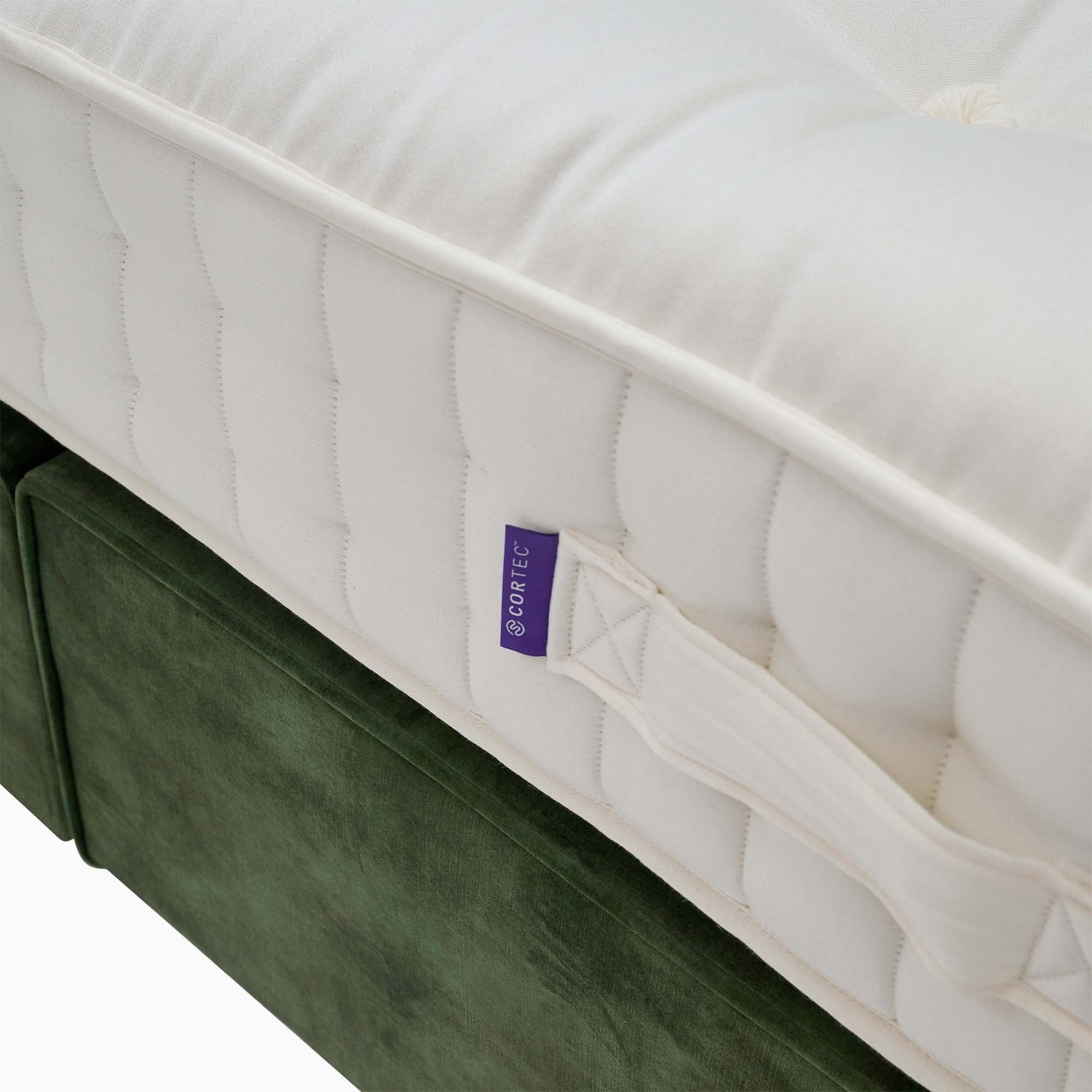 Harrison Spinks Sen Divan Bed Set - Padded Top Divan Set 150 x 200cm Z&L - King Size Zip & Link - Image 5