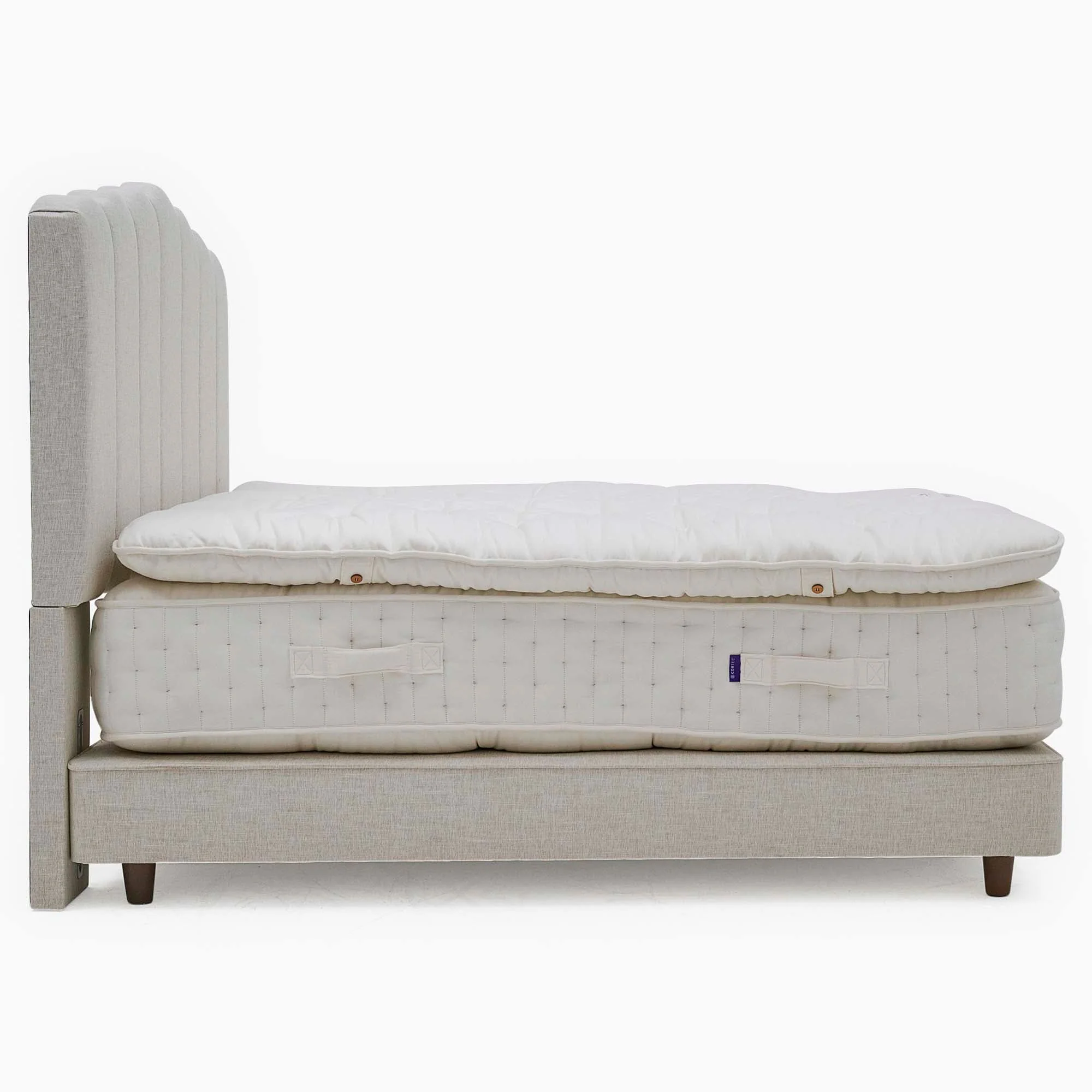Harrison Spinks Somnium Luxury Bed Divan Set - Shallow True Edge Divan Set Incl Enhancer 5000 150 x 200cm - King - Image 3