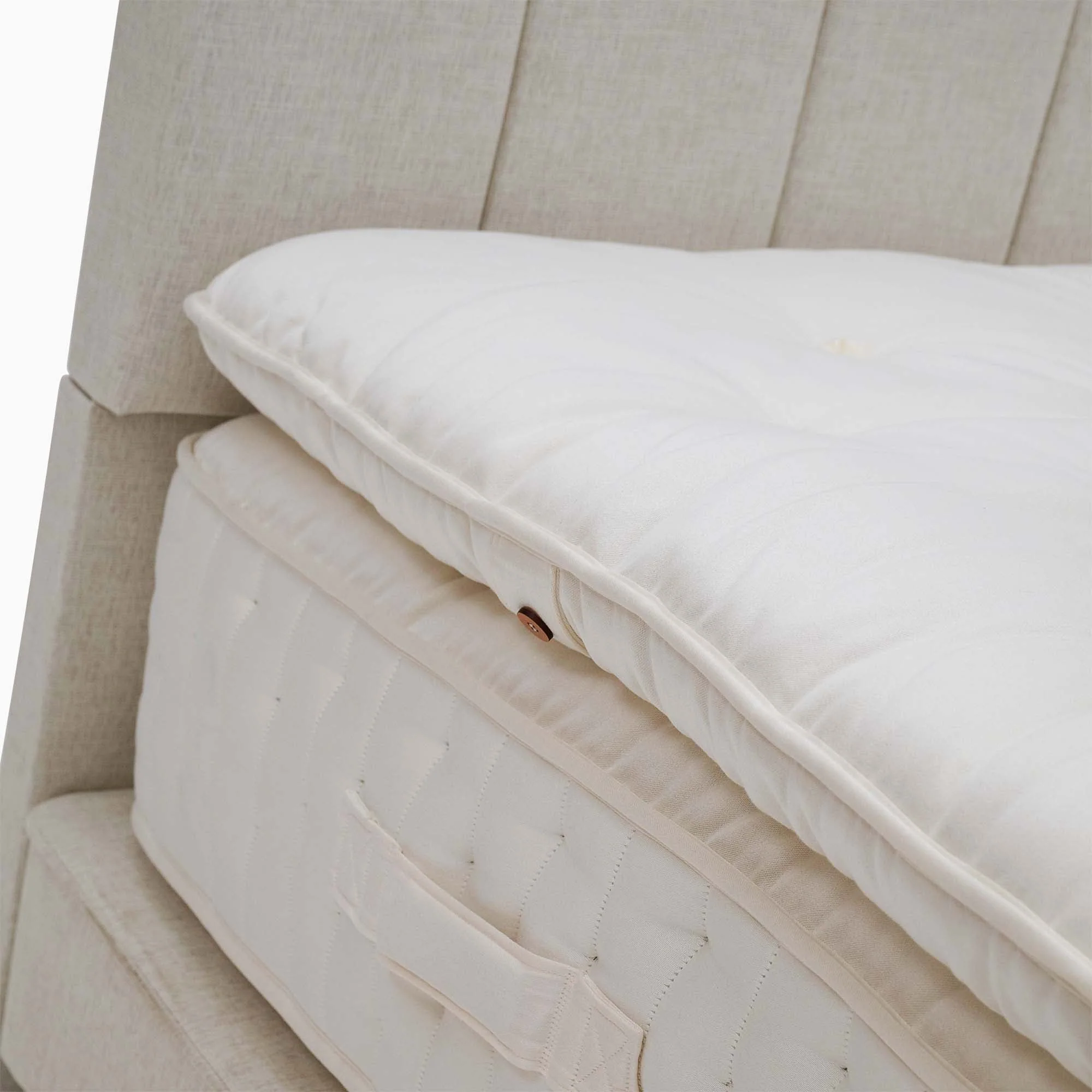 Harrison Spinks Somnium Luxury Bed Divan Set - Shallow True Edge Divan Set Incl Enhancer 5000 180 x 200cm Z&L - Super King Zip & Link - Image 5
