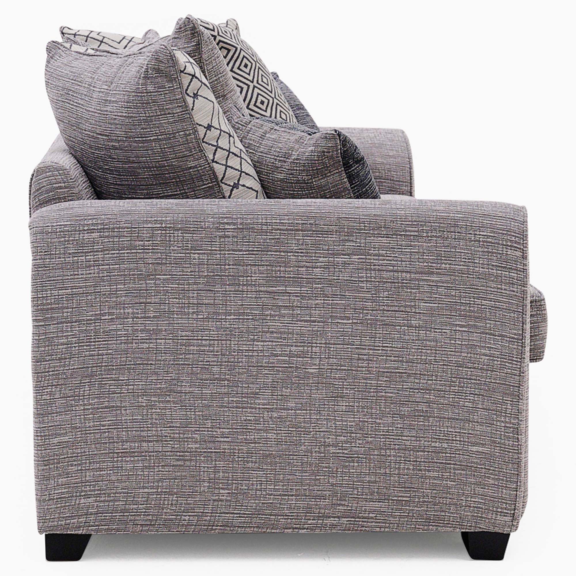 Hebden 4 Seater Cushion Back Sofa - Grand Sofa - Pillow Back Grade A - Image 4