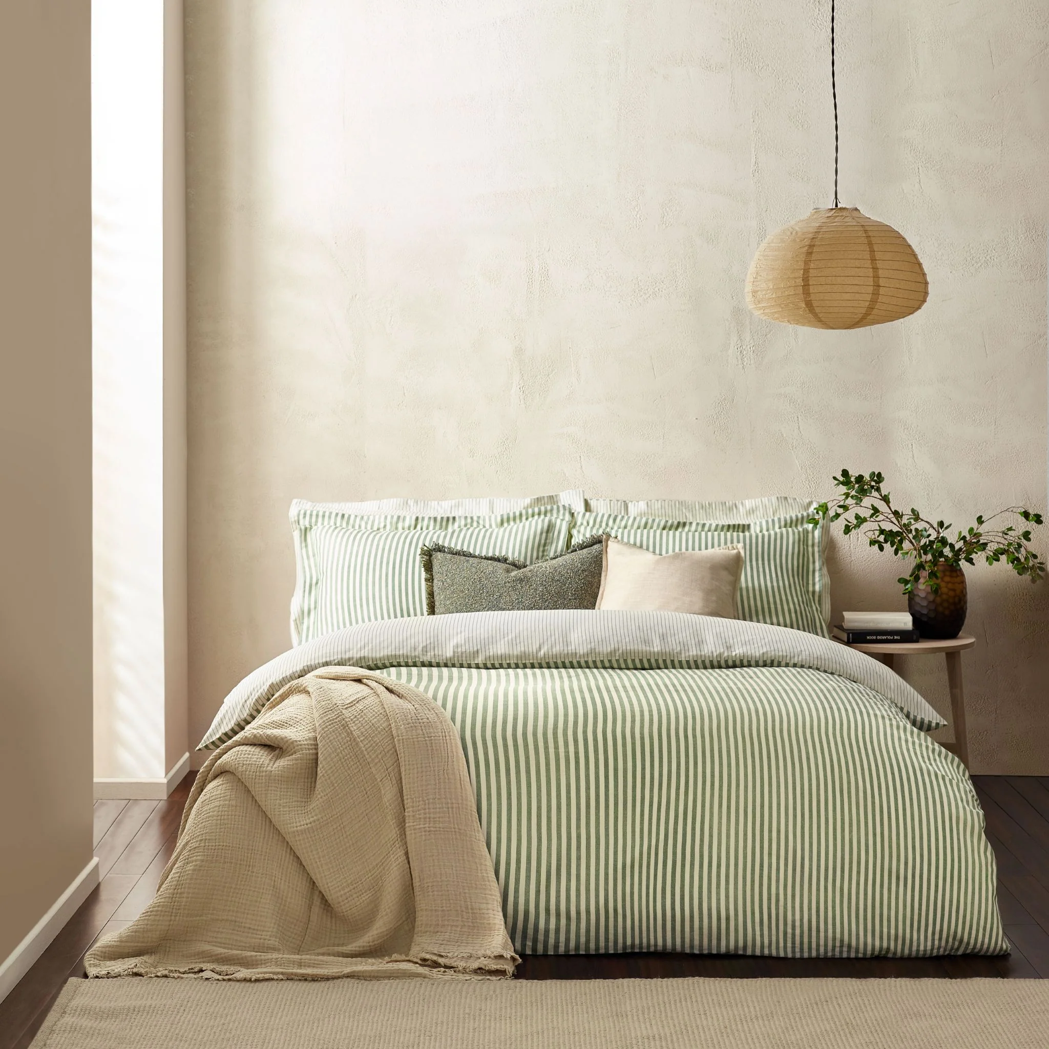 Hebden Green Duvet Cover Set - Hebden Super King Size Duvet Set Forest