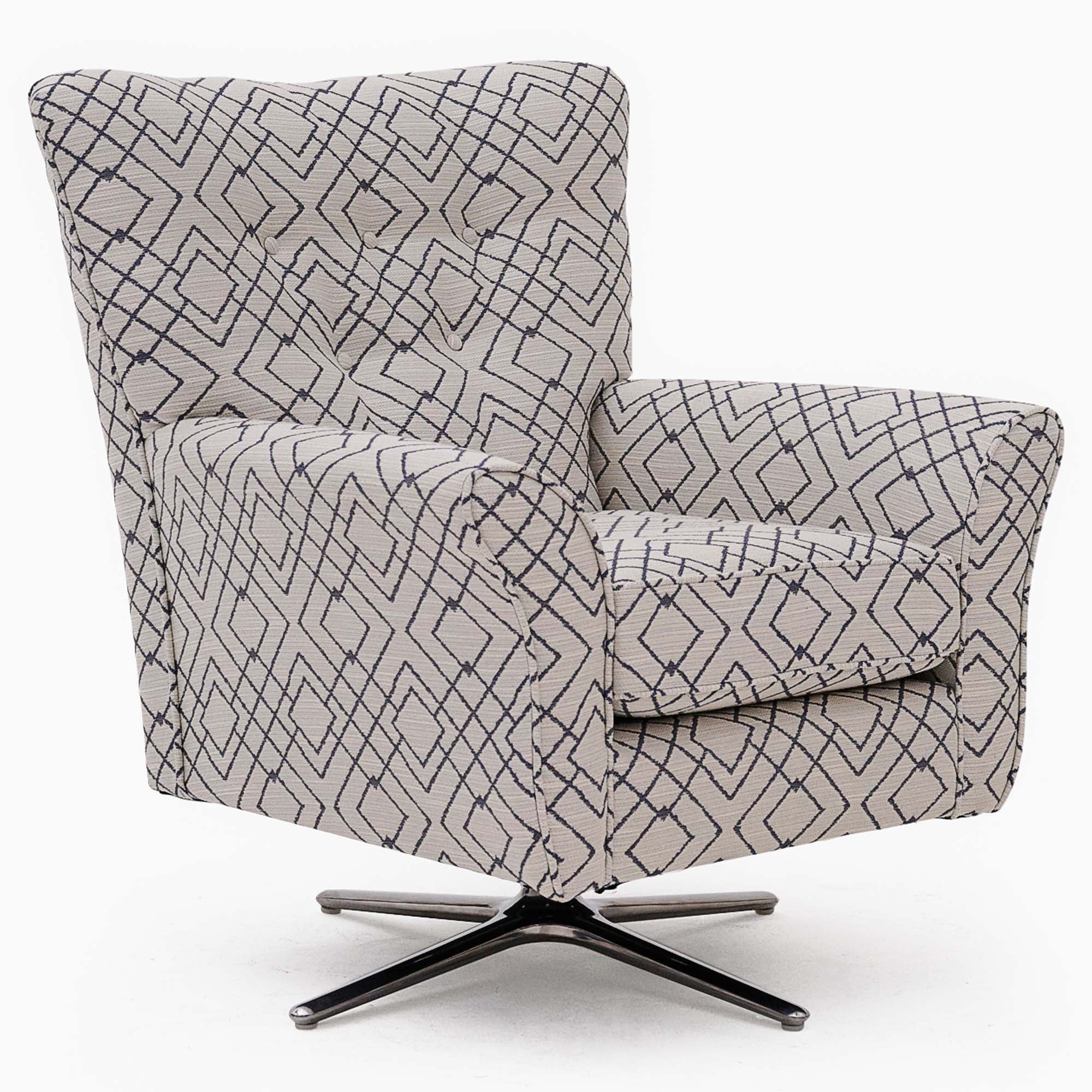 Hebden Swivel Armchair - Swivel Chair Grade A - Image 3