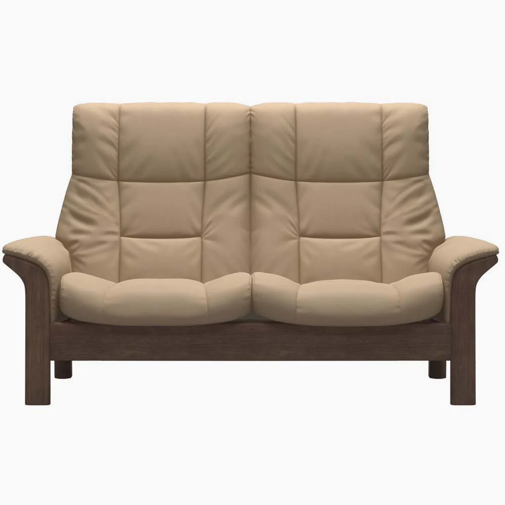 Stressless Buckingham High 2 Seater Sofa  - High 2 Seater Sofa Fabric Group 5 - Manual Recliner